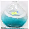 Image 1 : TEAL GLASS VASE