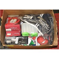 BOX OF NEW STORE MERCHANDISE