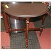 Image 1 : ANTIQUE HALF-MOON SIDE TABLE