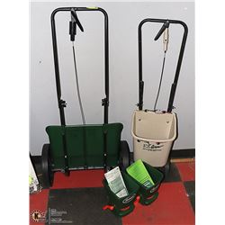 SET OF 4 FERTILIZERS SPREADERS