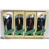 Image 1 : FLAT OF 4 MALE DOLLS (IN BOX)