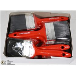 LOT OF 12 NEW 3" PAINT BRUSHES