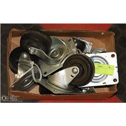 BOX OF CASTORS