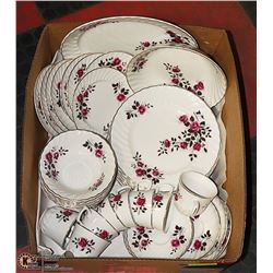 BOX W/ 42-PC RIDGWAY IRONSTONE FINE