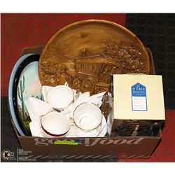 BOX W/ COLLECTIBLE TEA CUPS INCL. ROYAL