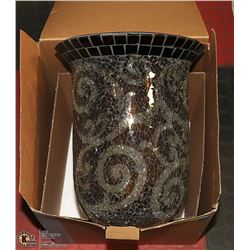 PARTYLITE AMARETTO SWIRL LARGE HURRICANE