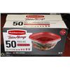 Image 1 : RUBBERMAID TAKEAWAYS 50 PCS (UNOPENED)