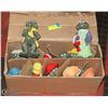 Image 1 : BOX OF 10 GARDEN FROGS