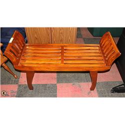 TEAK BENCH SEAT