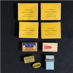  VINTAGE MEDICINE CONTAINERS LOT