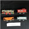 Image 1 : RARE 1950s ART KEY WOUND TRAIN w/ ENGINE, COAL CAR 