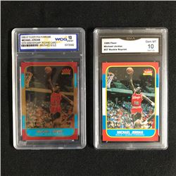 MICHAEL JORDAN GRADED BASKETBALL CARD LOT