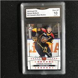 2014 LEAF ITG CONNOR McDAVID #11 CANADA'S BEST ROOKIE (GEM MINT 10)