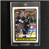 Image 1 : WAYNE GRETZKY SIGNED 1990-91 TOPPS HOCKEY CARD