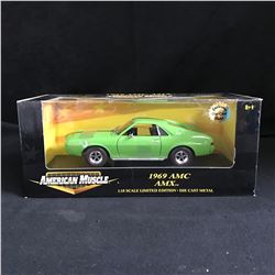 1:18 SCALE METAL DIE-CAST 1969 AMC AMX AMERICAN MUSCLE