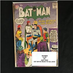 BATMAN #125 (DC COMICS) 1959