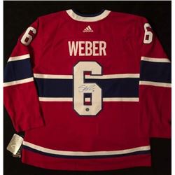 SHEA WEBER SIGNED ADIDAS CANADIENS JERSEY (AJ SPORTS COA)