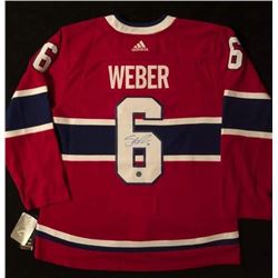 SHEA WEBER SIGNED ADIDAS CANADIENS JERSEY (AJ SPORTS COA)