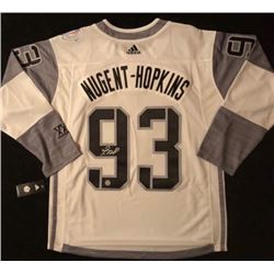 RYAN NUGENT-HOPKINS SIGNED JERSEY (PRO AM COA)