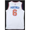 Image 1 : Kristaps Porzingis Signed Knicks Jersey (PSA COA)