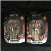 Image 1 : UFC COLLECTION SERIES ONE MMA FIGURES LOT (ANDERSON SILVA, FORREST GRIFFIN)