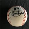 Image 1 : JESSE BARFIELD & LLOYD MOSEBY SIGNED BASEBALL (JSA COA)