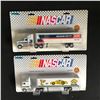 Image 1 : 1:64 ERTL NASCAR DIE-CAST METAL STP TRACTOR TRAILER LOT