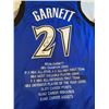 Image 1 : KEVIN GARNETT SIGNED TIMBERWOLVES STATS JERSEY (PSA/DNA COA)