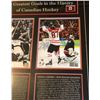 Image 2 : THE GREATEST GOALS in the HISTORY of CANADIAN HOCKEY 8X10 DISPLAY SIGNED BY CROSBY & HENDERSON w/COA