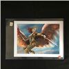 Image 1 : SIGNED 18 X 24 ORIGINAL ART ( HAWKGIRL)