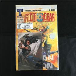 RIOT GEAR #1 (TRIUMPHANT COMICS) w/ COA