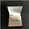 Image 1 : DIAMOND, PEARL, WHITE GOLD RING WITH TAGS