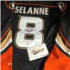 Image 1 : TEEMU SELANNE SIGNED DUCKS JERSEY (FRAMEWORTH COA)