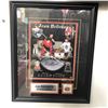 Image 1 : JEAN BELIVEAU SIGNED & FRAMED AWARDS COLLAGE (PSA & FRAMEWORTH COA)