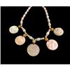 Image 2 : Jade Beaded 5 Zodiac Medallion Necklace