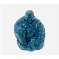 Laughing Porcelain Buddha Statue.