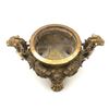 Image 3 : Large Two-Handled Foo Dog & Dragon Decorated Lion Footed Brass Censor