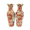 Image 2 : Large Pair Of Hand Painted Japanese Satsuma Vases