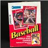 Image 1 : 1990 DONRUSS BASEBALL PUZZLE & CARDS BOX