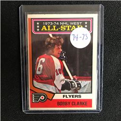 Bobby Clarke All-Star 1974-75 O-Pee-Chee NHL Hockey Card #135