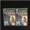 Image 1 : KING CONAN #1 COMIC BOOK LOT (MARVEL COMICS) Newsstand Edition