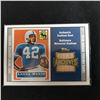 Image 1 : 2001 TOPPS Archives Football Piece of Authentic Stadium Seat Lenny Moore