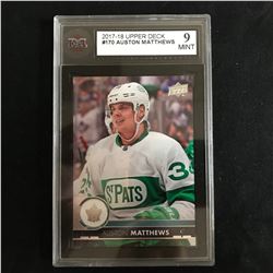 2017-18 UPPER DECK #170 AUSTON MATTHEWS (9 MINT)