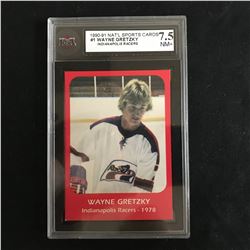 1990-91 NATIONAL SPORTS CARDS #1 WAYNE GRETZKY Indianapolis Racers (7.5 NM+)