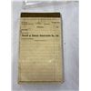 Image 2 : Vintage Edmonton Construction Reciept Book 1910-1919