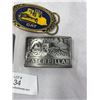 Image 2 : Lot of 3 Caterpillar Belt Buckles