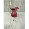 Image 2 : A Very Nice Cranberry Glass 6" Tall Pitcher