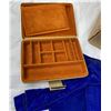 Image 2 : Box Lot of Velvet Jewelry Boxes