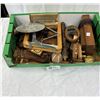 Image 1 : A Box of antique Furniture Parts Lamp Parts Etc