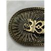 Image 2 : Conquisdor Spinning Spur Vintage Solid Brass Belt Buckle